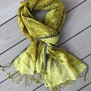Eileen Fisher Scarf Chartreuse Color